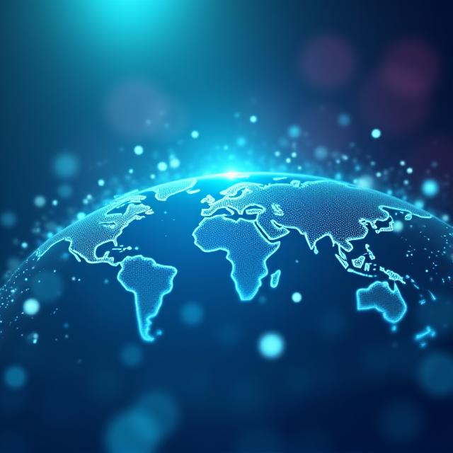 Global mobile connectivity visualization