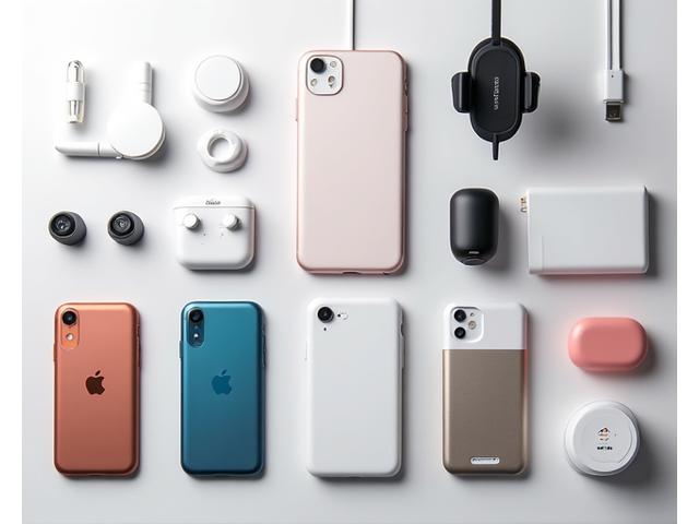 Mobile accessories and gadgets collection